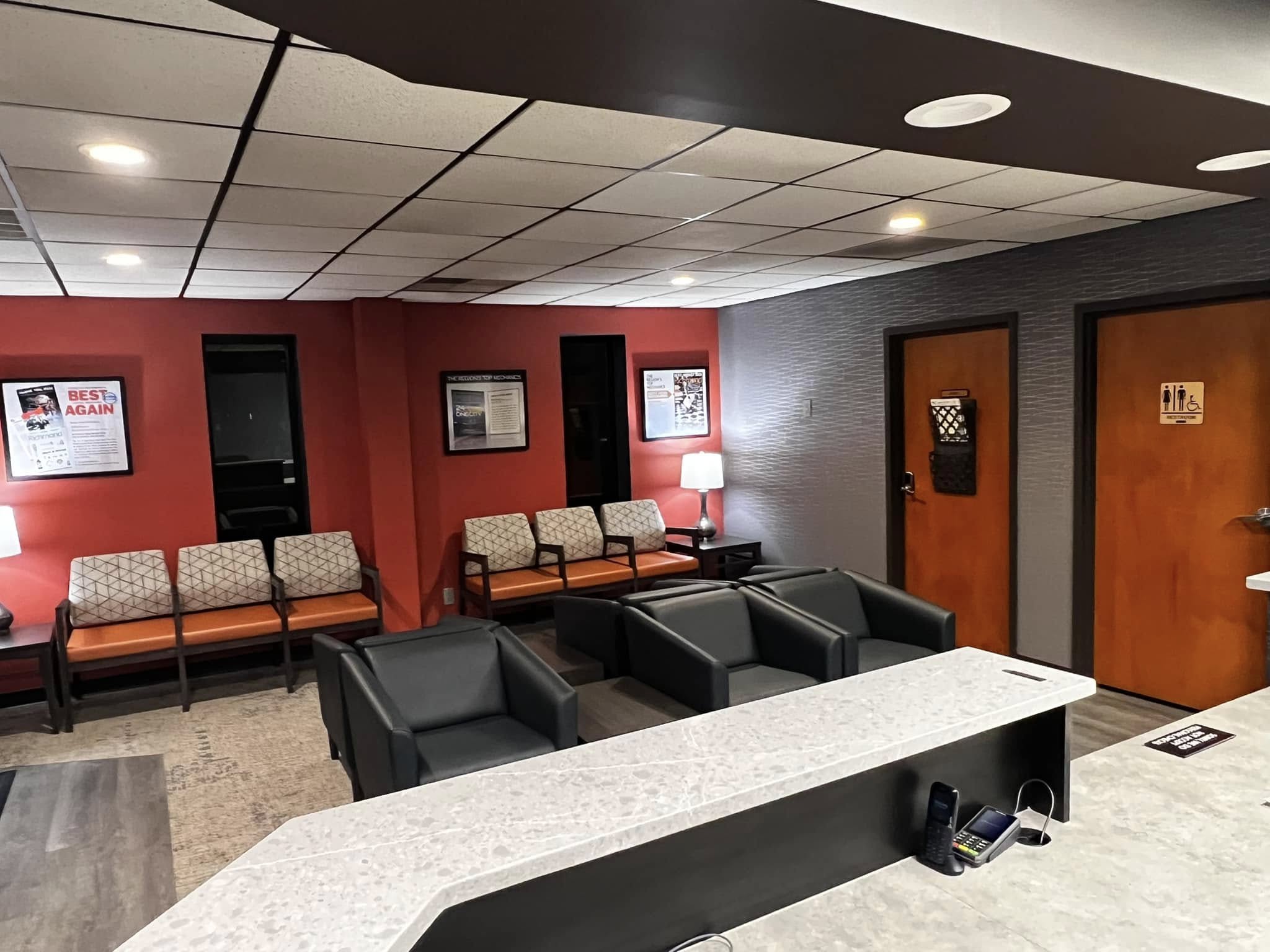 Wallace Automotive Comfortable and Spacious Lobby